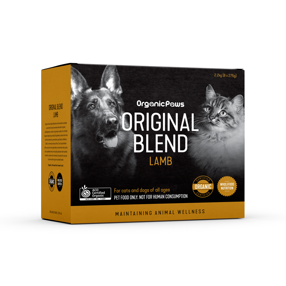 ORGANIC PAWS ORIGINAL BLEND LAMB 2.2KG