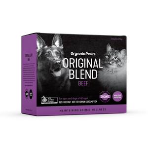 ORGANIC PAWS ORIGINAL BLEND BEEF 2.2KG