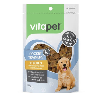 VITAPET TRAINERS SWEET POTATO CHUNKS 70G