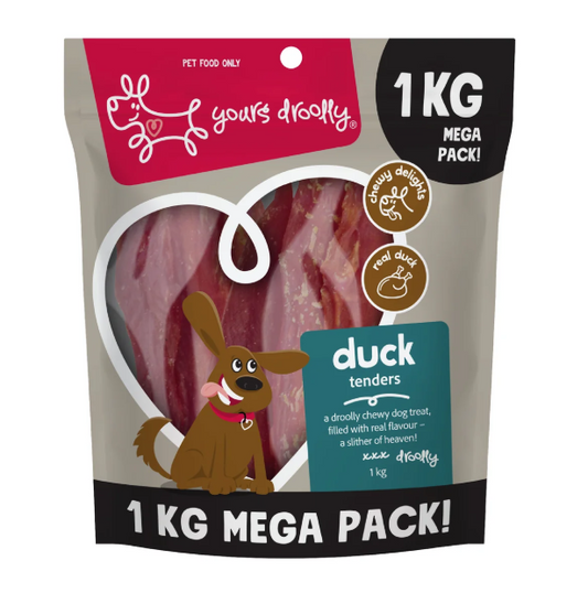YOURS DROOLLY DUCK TENDERS 1KG