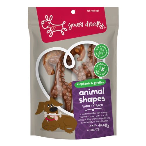 YOURS DROOLY VARIETY ANIMALS CHICKEN PASTE 4PK